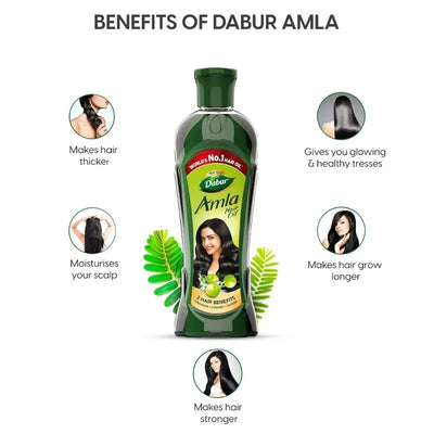 Dabur Amla Hair Oil - 275ml+50ml Free-Global Food Hub