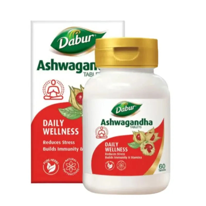 Dabur Ashwagandha Tablet - 60 Tablets-Global Food Hub