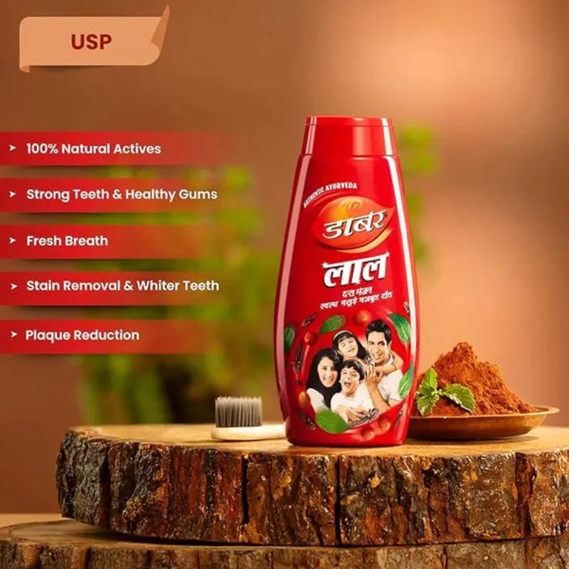 Dabur Lal Dant Manjan - Toothpowder - 100g-Global Food Hub