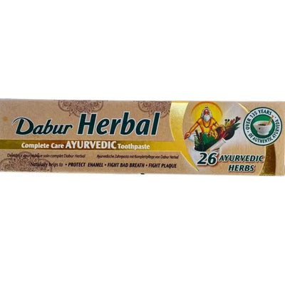 Dabur Toothpaste Herbal Ayurvedic-100 ml-Global Food Hub