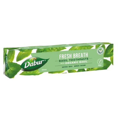 Dabur Toothpaste Herbal Basil (Tulsi) - 100ml-Global Food Hub