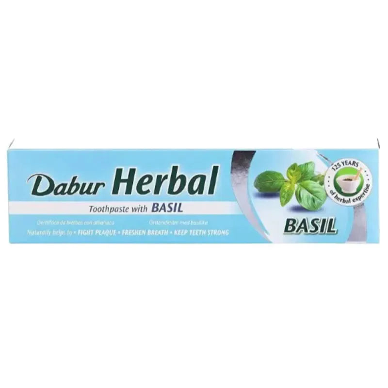 Dabur Toothpaste Herbal Basil (Tulsi) - 100ml-Global Food Hub