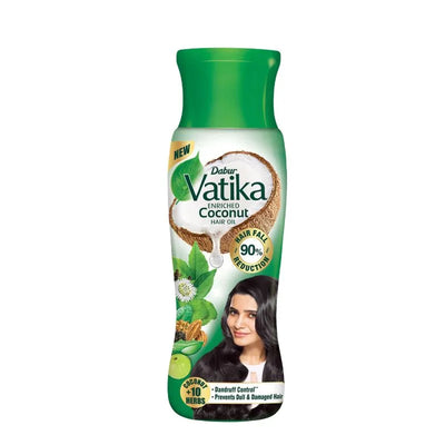 Dabur Vatika Enriched Coconut Hair Oil - 180ml-Global Food Hub