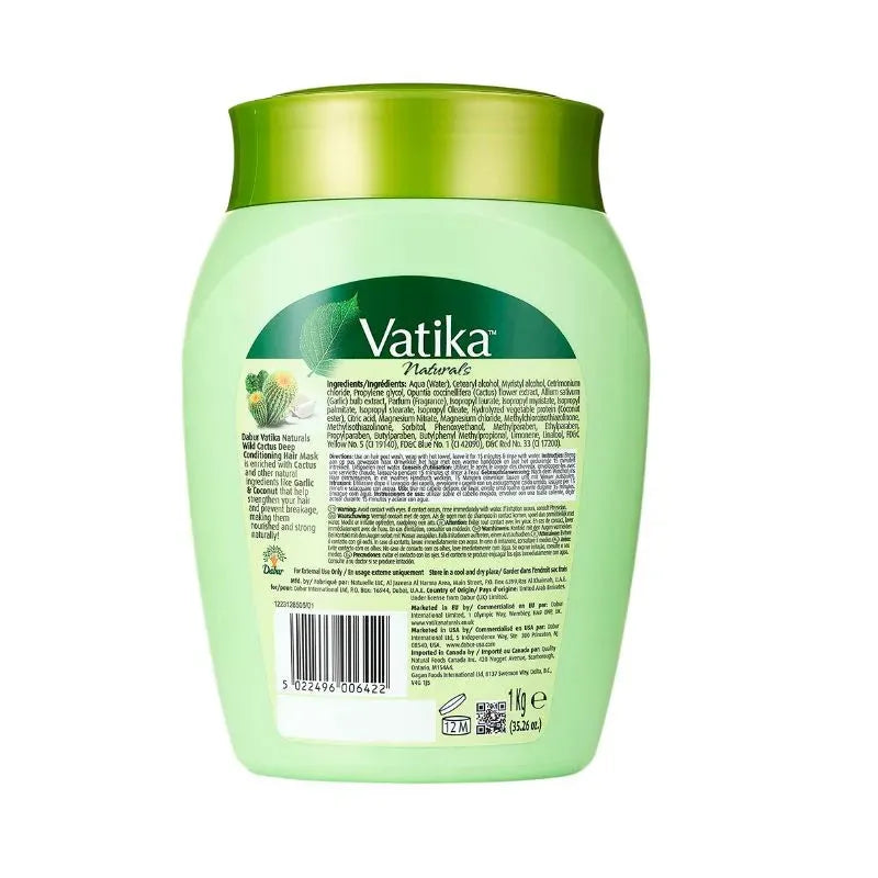 Dabur Vatika Hair Mask wild Cactus Mega Jar - 1Kg-Global Food Hub