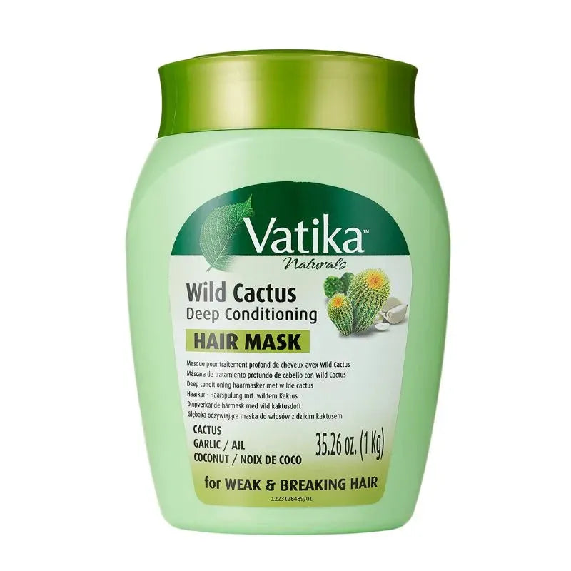 Dabur Vatika Hair Mask wild Cactus Mega Jar - 1Kg-Global Food Hub