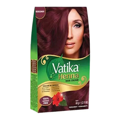 Dabur Vatika Henna Hair Color Burgundy - 60g-Global Food Hub