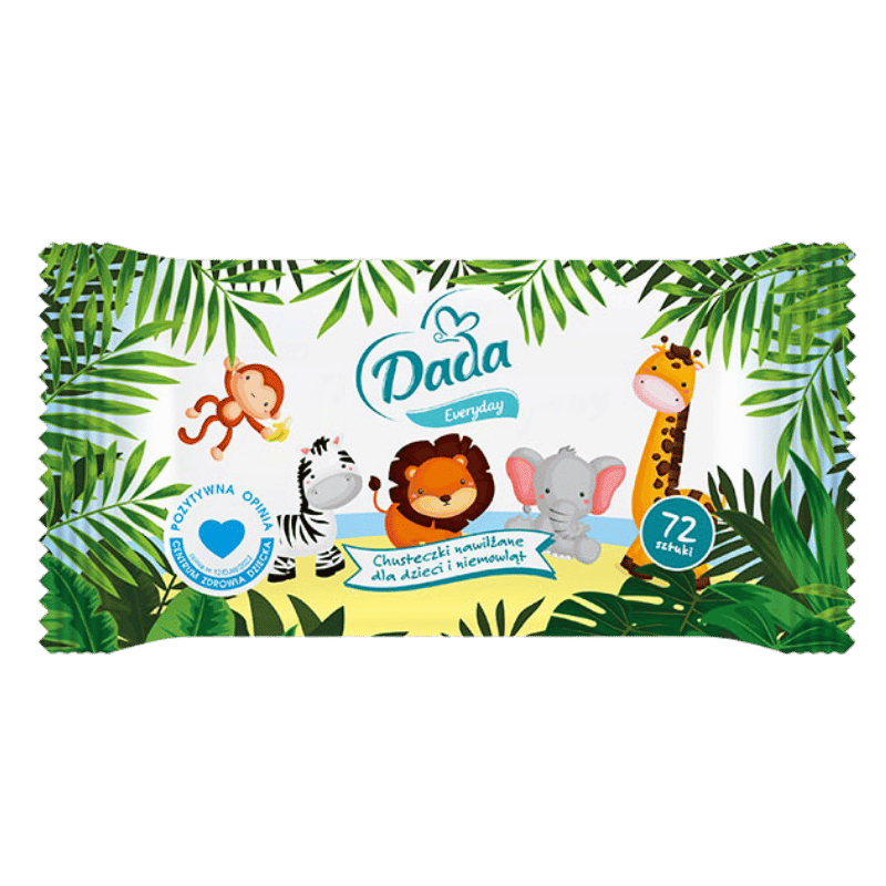 Dada Everyday Baby Wet Wipes - 72pieces-Global Food Hub