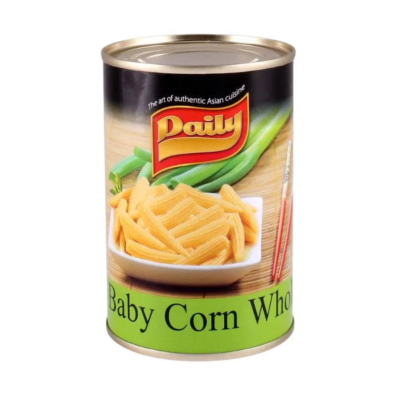 Daily Baby Corn Whole - 425g-Global Food Hub