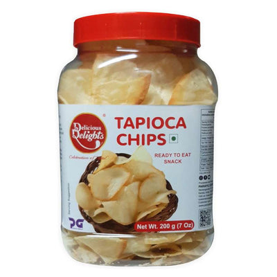 Delicious Delights - Tapioca Chips-150 gram-Global Food Hub