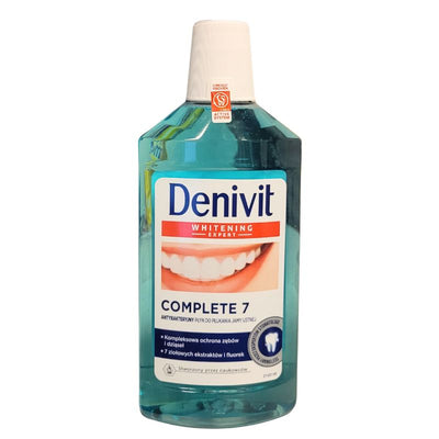 Denivit Whitening Expert Complete 7 Mouthwash - 500ml-Global Food Hub