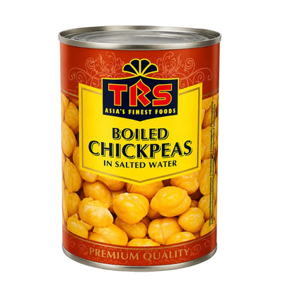 !! Dented Can !! TRS Chick Peas Boiled Canned - 400g-Global Food Hub