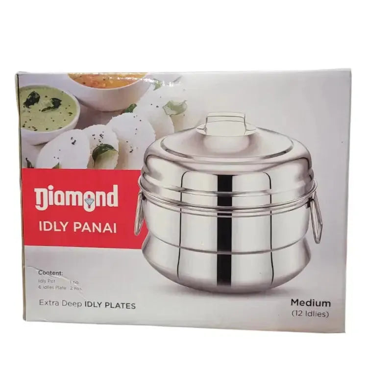 Diamond Idly Panai Medium Extra Deep - 12 Idly-Global Food Hub