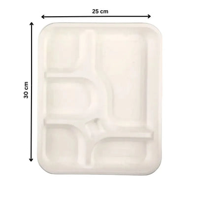 Disposable Thali's - Pack of 25-Global Food Hub