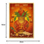 Diwali Kalash Pooja Gold Foil Poster - 21cm x 30cm-Global Food Hub
