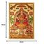 Diwali Pooja Gold Foil Poster - 21cm x 30cm-Global Food Hub