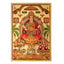 Diwali Pooja Gold Foil Unframed Art Work - 21cm x 30cm-Global Food Hub
