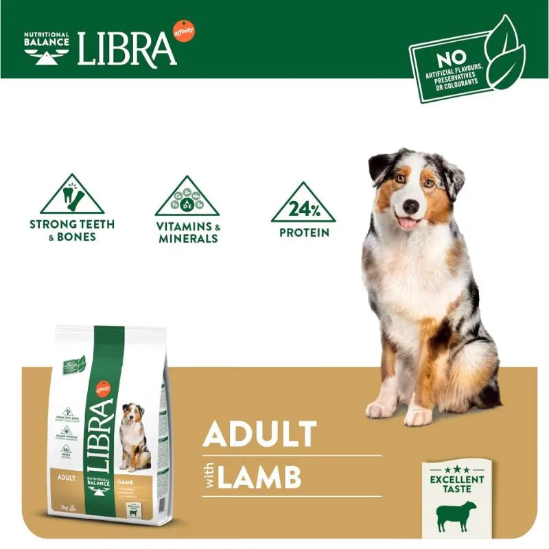 Dog Food - Affinity Libra With Lamb Adult Dog - 3kg Pack-Global Food Hub
