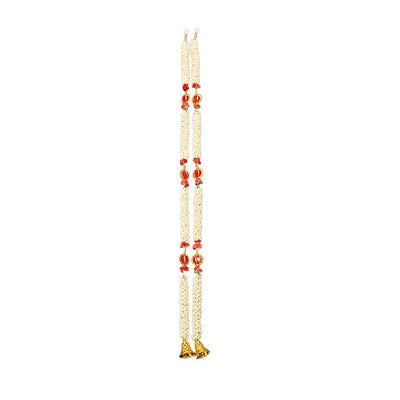 Door Hangings For Home Decore-Set of 2 - Red and White-Global Food Hub