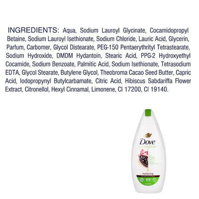 Dove Shower Gel Cocoa Butter & Hibiscus - 400ml-Global Food Hub