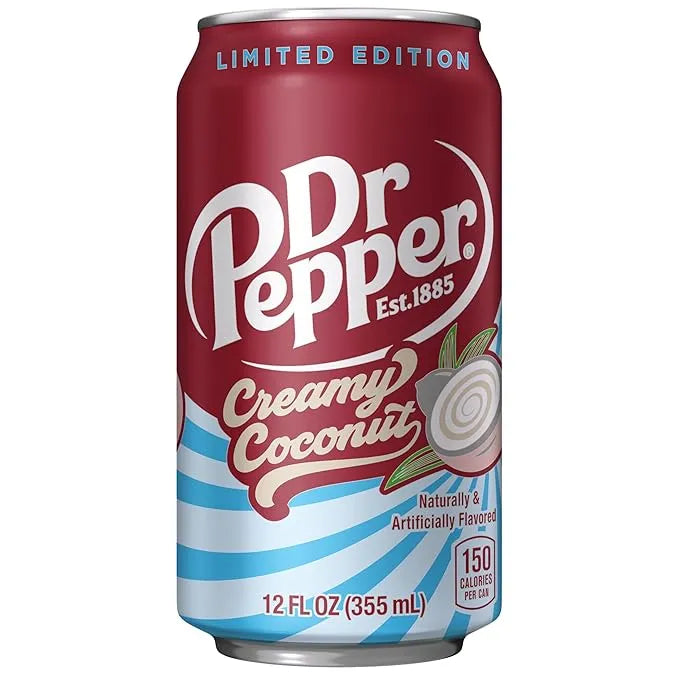 Dr Pepper Creamy Coconut Soda-355ml-Global Food Hub