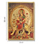 Durga Gold Foil Unframed Art Work - 21cm x 30cm-Global Food Hub