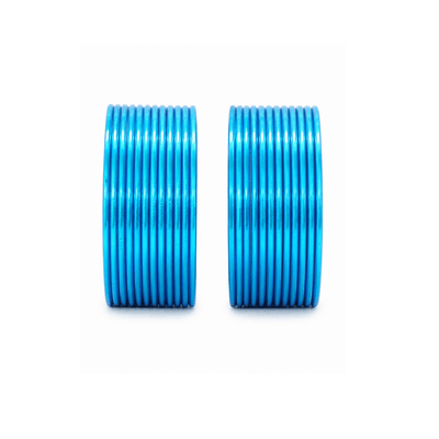 Elena Adults Bangles Set of 24 - Aqua Blue - Size 2.80-Global Food Hub