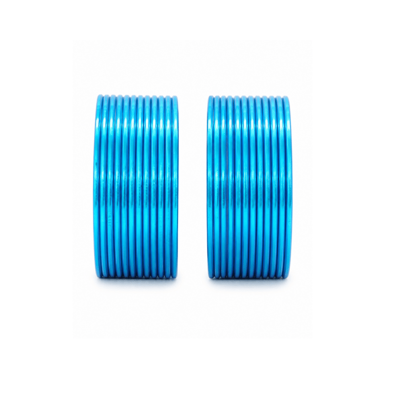 Elena Adults Bangles Set of 24 - Aqua Blue - Size 2.8-Global Food Hub