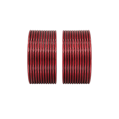 Elena Adults Bangles Set of 24 - Burgundy Red - Size 2.8-Global Food Hub