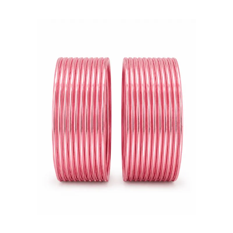 Elena Adults Bangles Set of 24 - Dusty Rose Light - Size 2.4-Global Food Hub