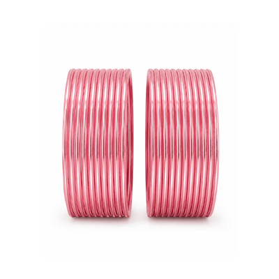 Elena Adults Bangles Set of 24 - Dusty Rose Light - Size 2.4-Global Food Hub