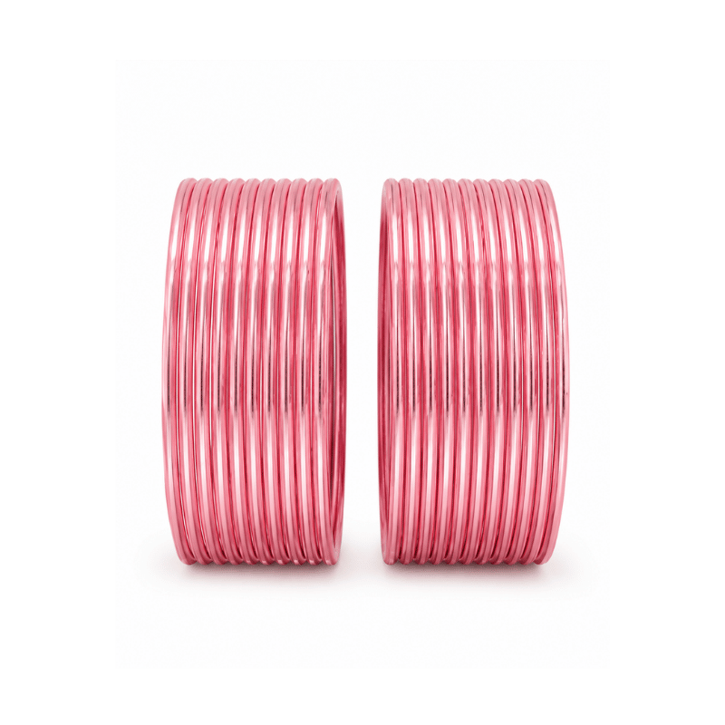 Elena Adults Bangles Set of 24 - Dusty Rose Light - Size 2.40-Global Food Hub