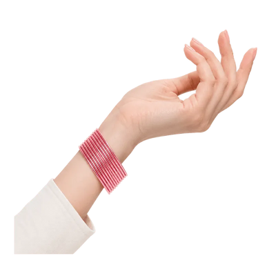 Elena Adults Bangles Set of 24 - Dusty Rose Light - Size 2.8-Global Food Hub