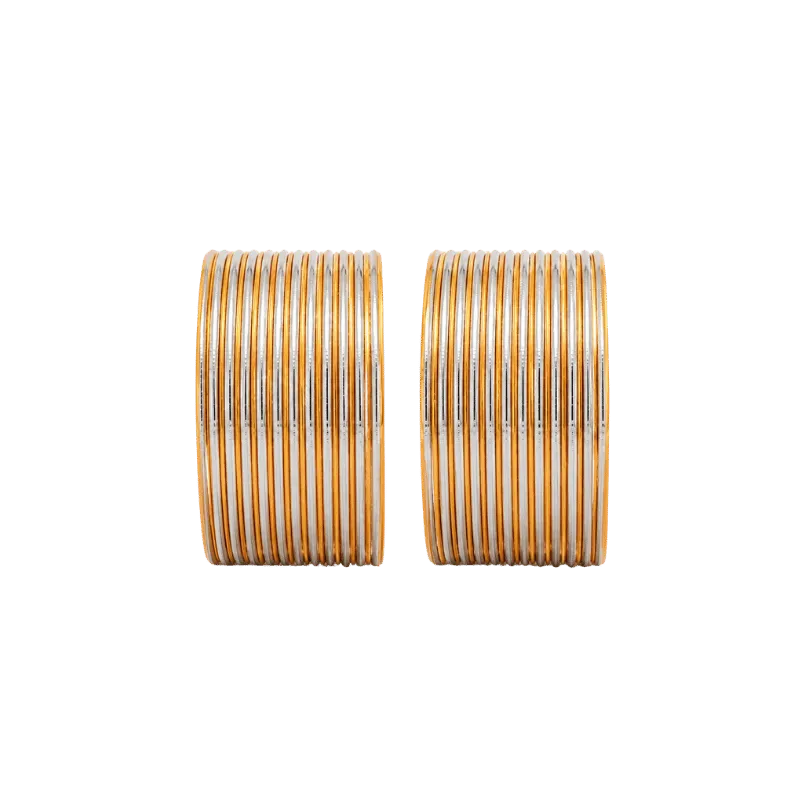 Elena Adults Bangles Set of 24 - Golden Yellow - Size 2.4-Global Food Hub