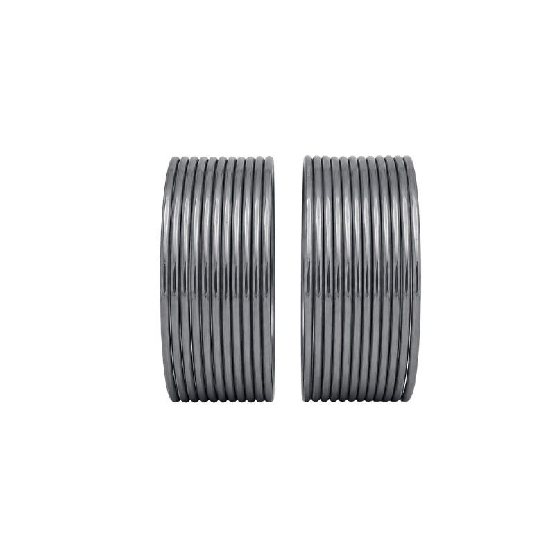 Elena Adults Bangles Set of 24 - Gray - Size 2.40-Global Food Hub