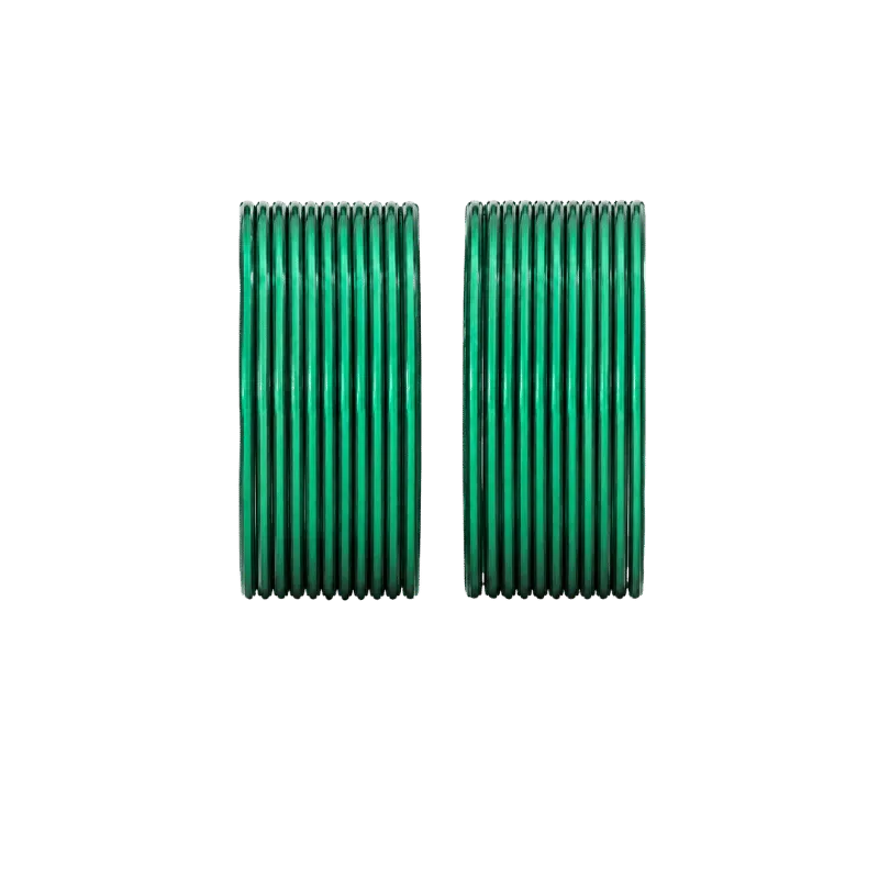 Elena Adults Bangles Set of 24 - Green - Size 2.4-Global Food Hub