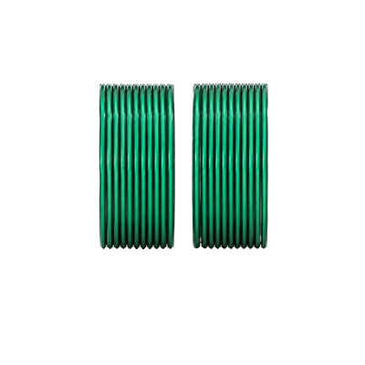 Elena Adults Bangles Set of 24 - Green - Size 2.8-Global Food Hub