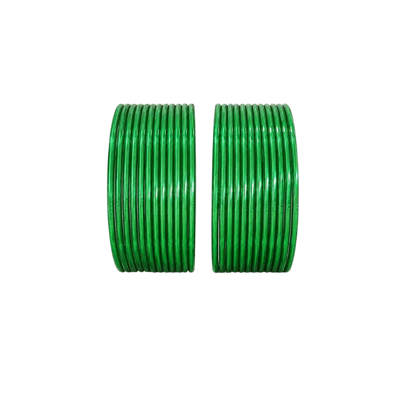 Elena Adults Bangles Set of 24 - Kelly Green - Size 2.4-Global Food Hub