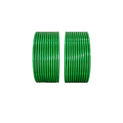Elena Adults Bangles Set of 24 - Kelly Green - Size 2.8-Global Food Hub