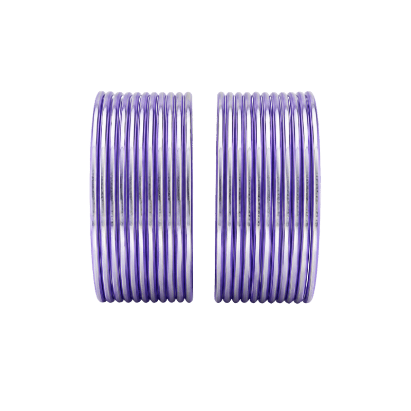 Elena Adults Bangles Set of 24 - Lavender - Size 2.40-Global Food Hub