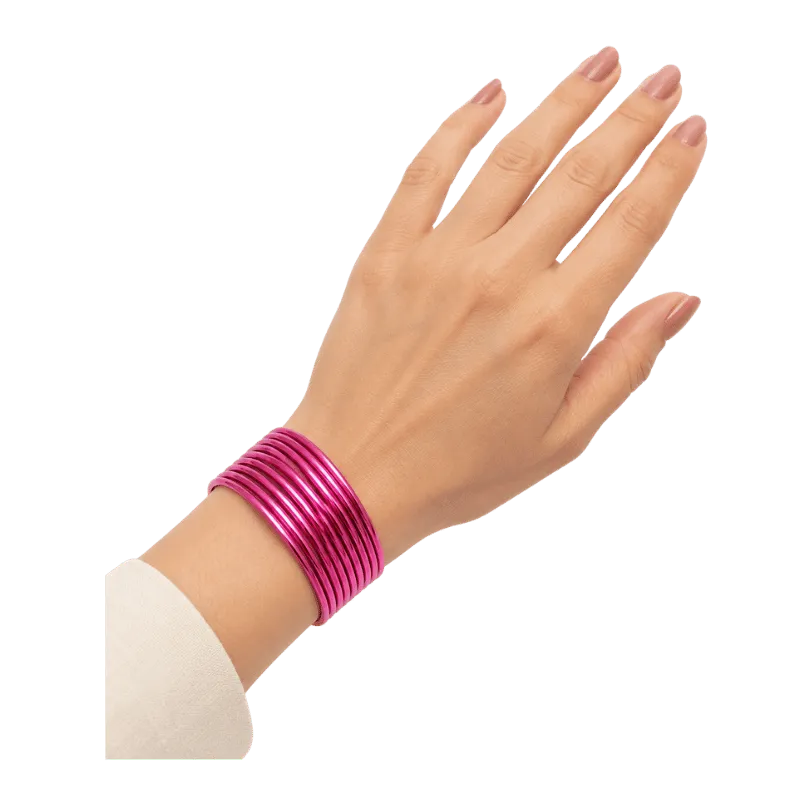 Elena Adults Bangles Set of 24 - Light Rose Pink - Size 2.4-Global Food Hub