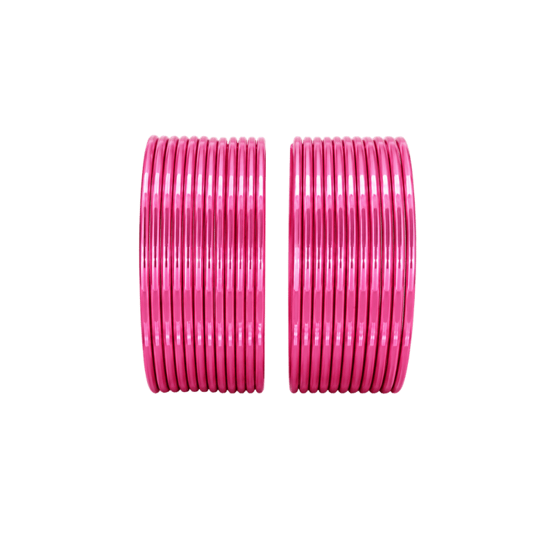 Elena Adults Bangles Set of 24 - Light Rose Pink - Size 2.40-Global Food Hub