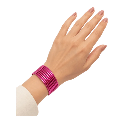 Elena Adults Bangles Set of 24 - Light Rose Pink - Size 2.8-Global Food Hub