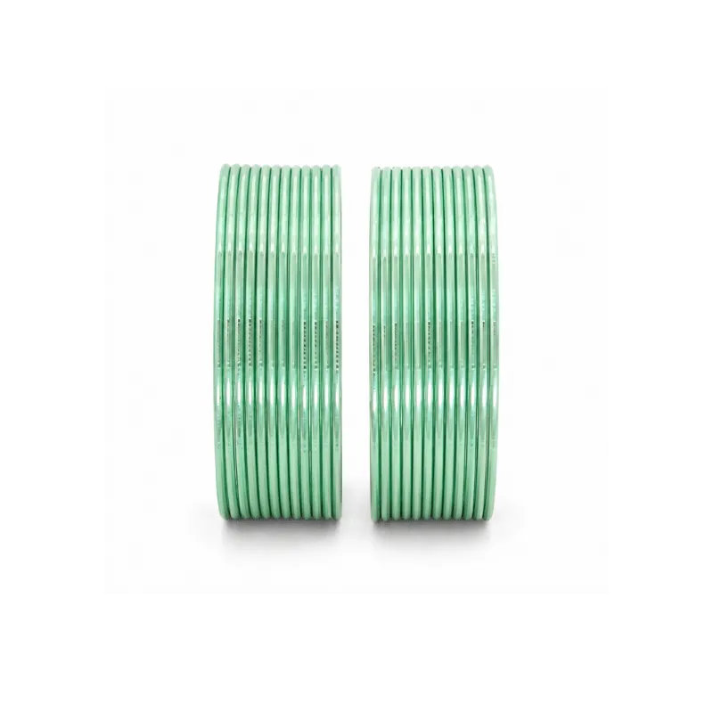Elena Adults Bangles Set of 24 - Mint Green - Size 2.4-Global Food Hub