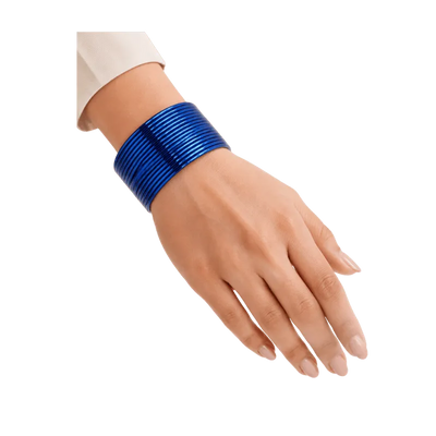 Elena Adults Bangles Set of 24 - Royal Blue - Size 2.4-Global Food Hub