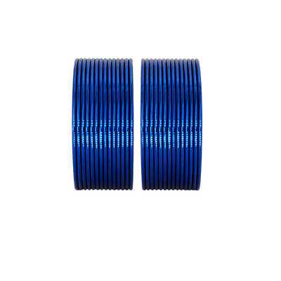 Elena Adults Bangles Set of 24 - Royal Blue - Size 2.80-Global Food Hub