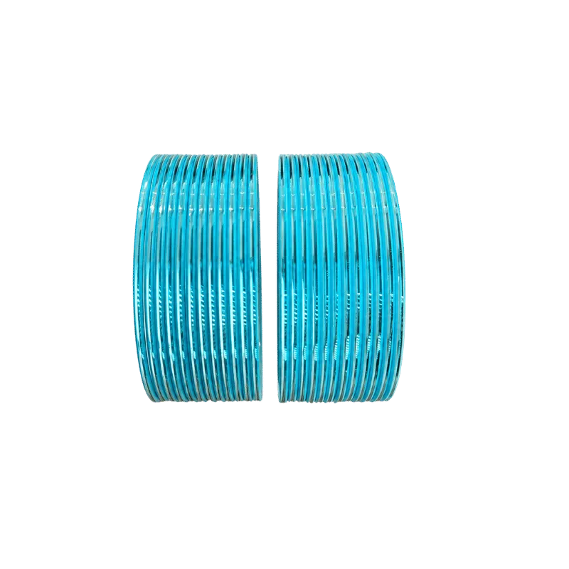 Elena Adults Bangles Set of 24 - Sky Blue - Size 2.4-Global Food Hub