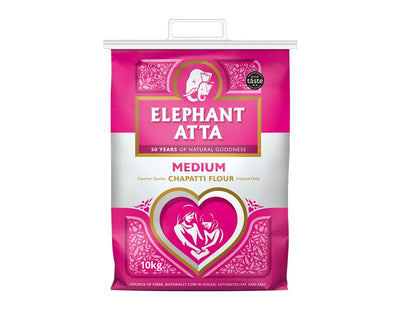 Elephant Chapati Atta / Flour- 10kg Medium-10 Kilograms-Global Food Hub