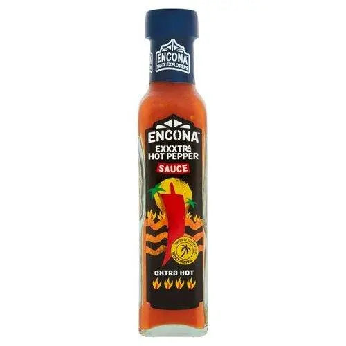 Encona - Extra Hot Pepper Sauce-142ml-Global Food Hub