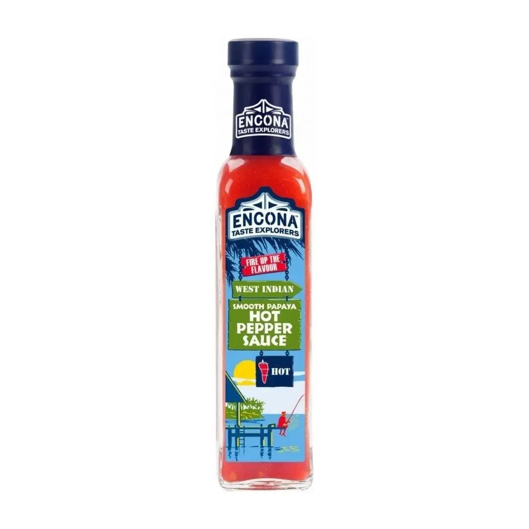 Encona - Papaya Hot Pepper Sauce-142ml-Global Food Hub