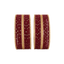 Eva Adults Bangles Set of 24 - Burgundy - Size 2.8-Global Food Hub